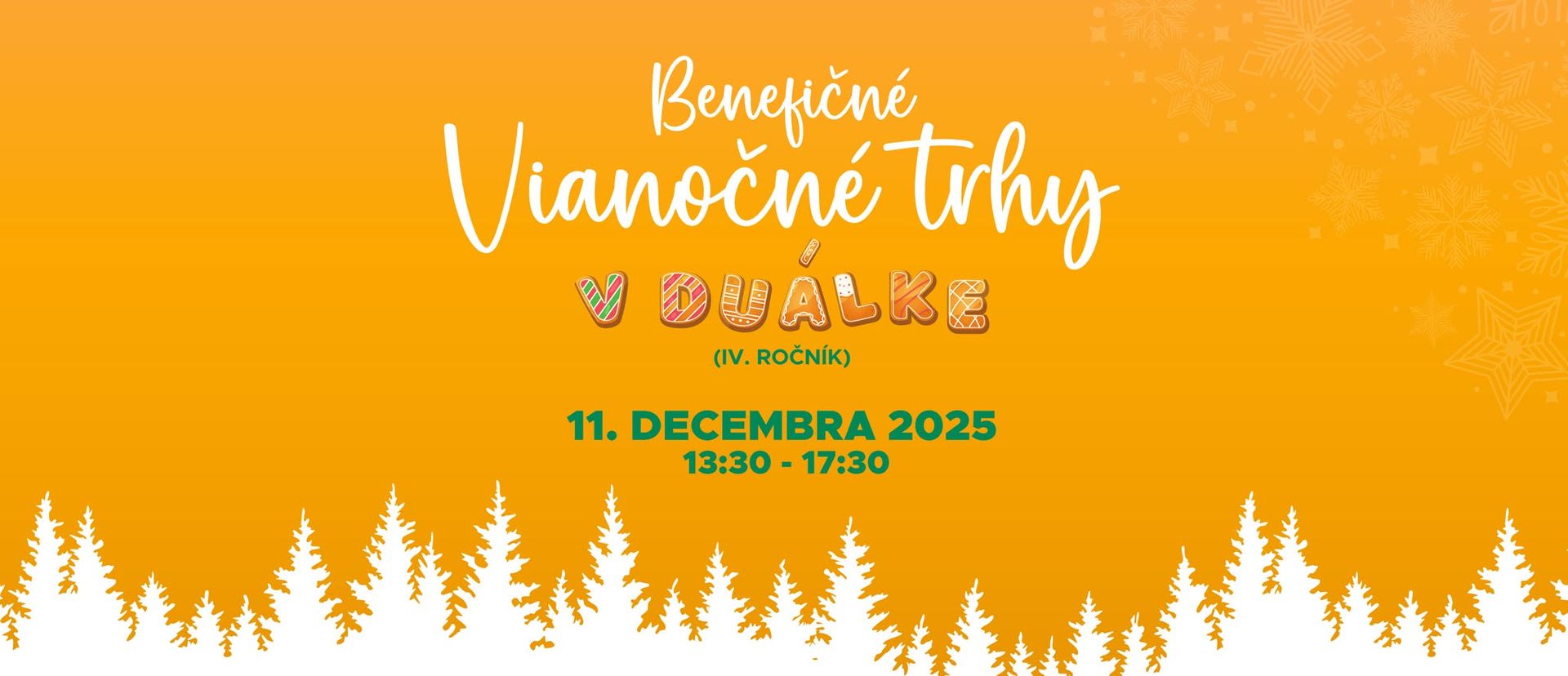 Benefičné vianočné trhy - 11.12.2025