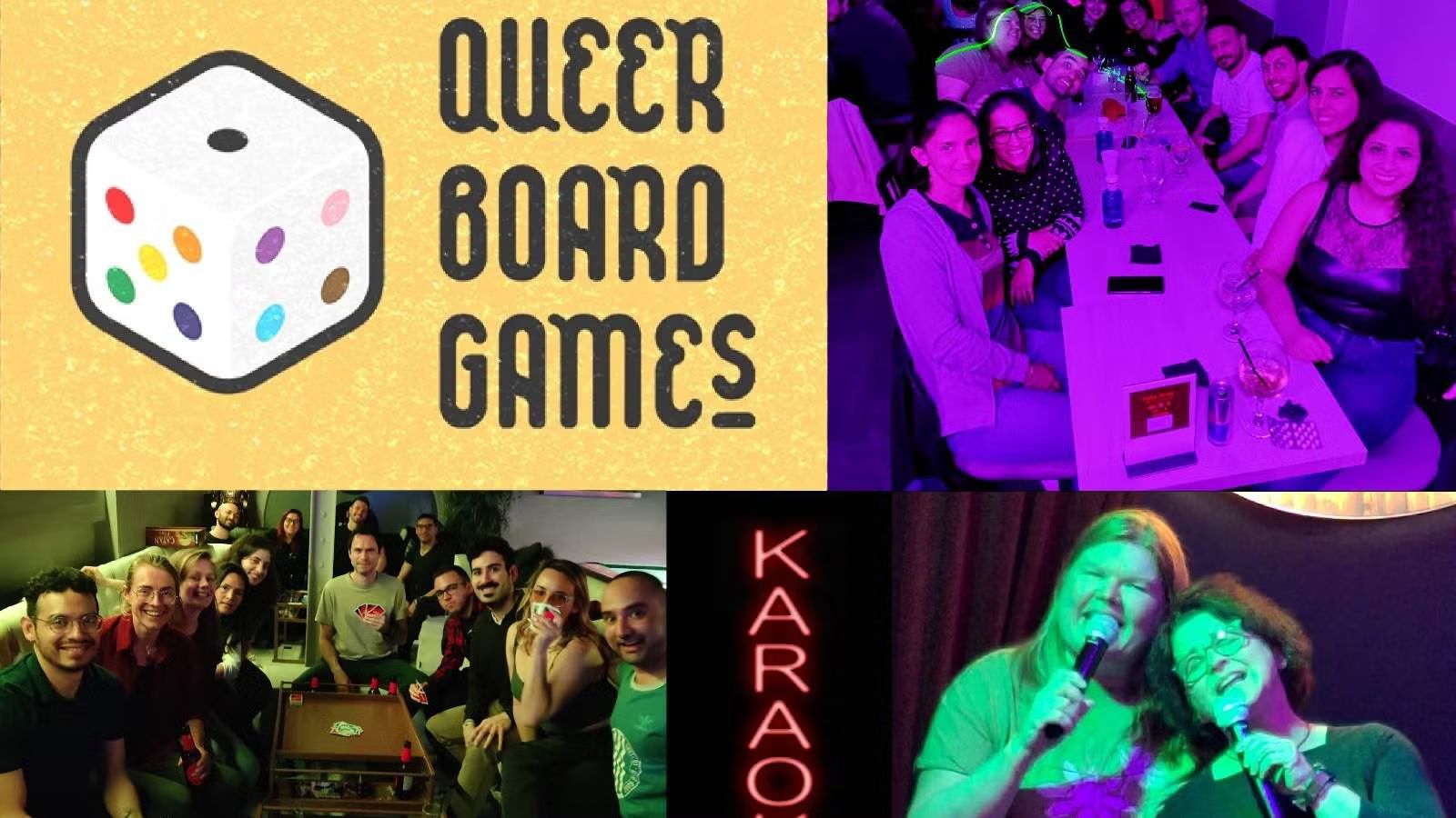 🎇 La Mercé 🎆 Queer 🏳️‍🌈 Board Games 🎲 & Karaoke🎤 Juegos de Mesa🃏 Queer🌈