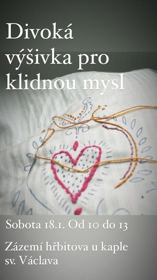 DIVOKÁ VÝŠIVKA PRO KLIDNOU MYSL