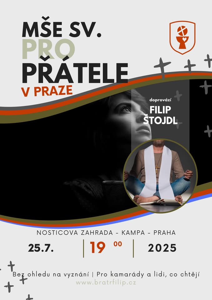 Mše svatá pro přátele v Praze