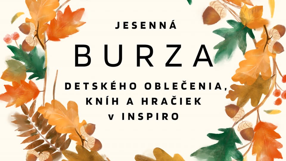 BURZA detských potrieb v Inspiro