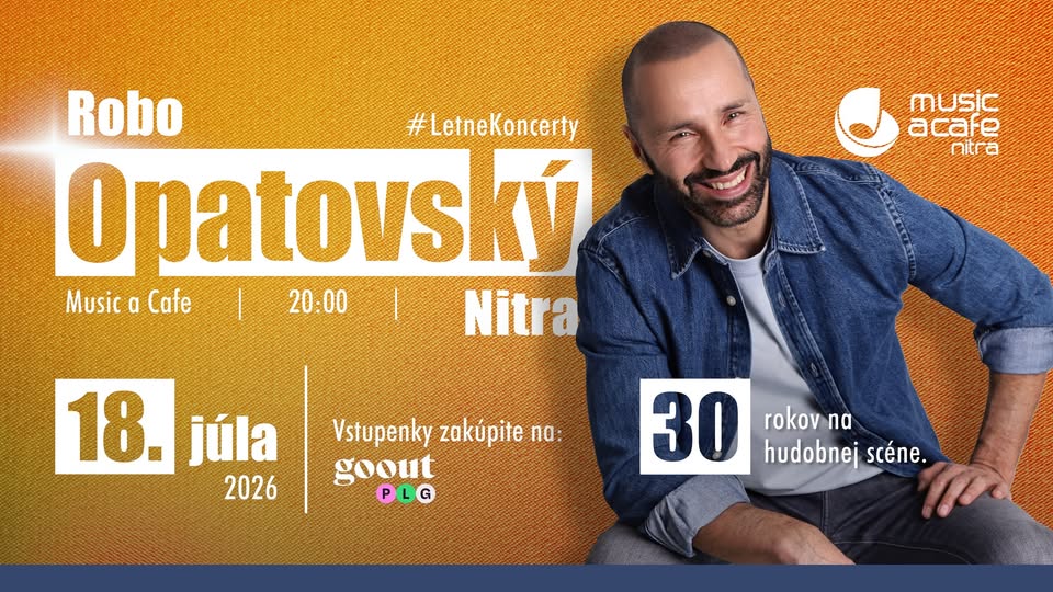 Robo Opatovský | NITRA | Music a Cafe | 30 rokov na hudobnej scéne