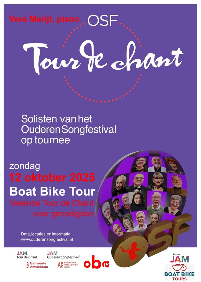 Tour de Chant | Boat Bike Tours BESLOTEN