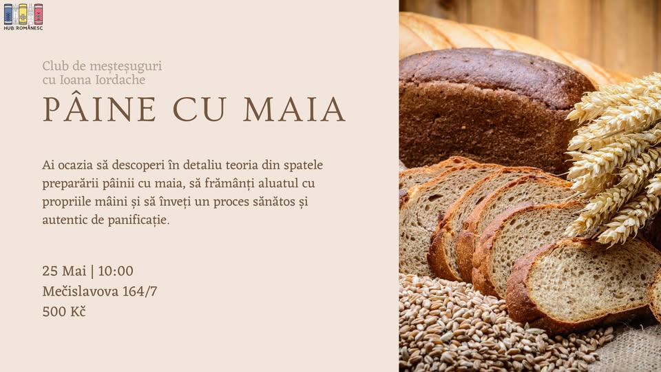 Club de meșteșuguri - Pâine cu maia