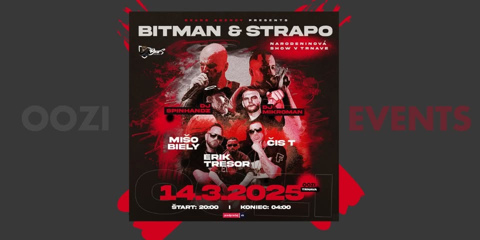 BITMAN & STRAPO + hostia | TRNAVA