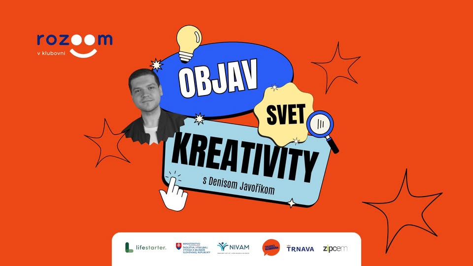 Objav svet kreativity 🔸 rozoom workshop