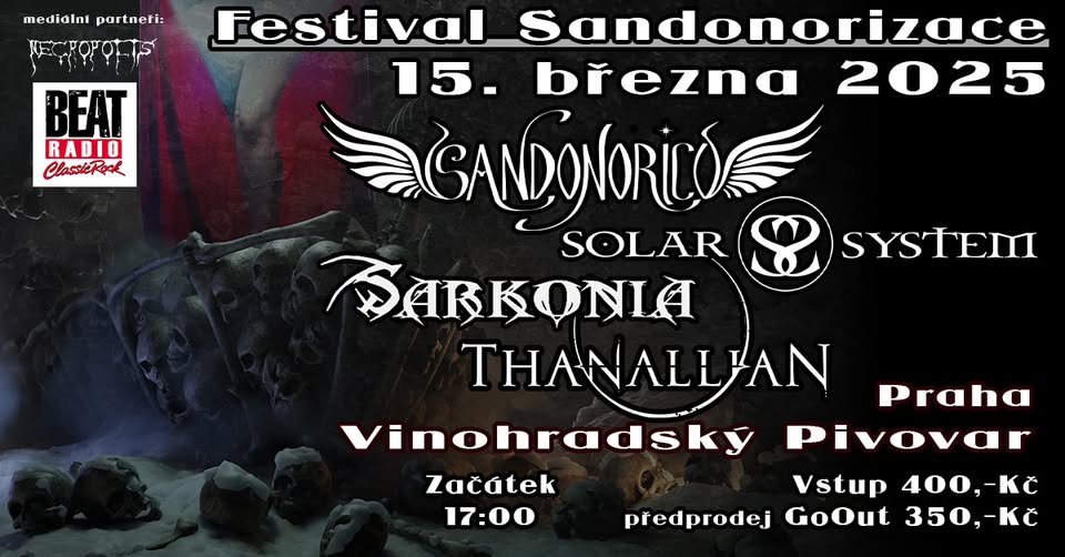 FESTIVAL SANDONORIZACE / Vinohradský pivovar Praha, 15.3.2025