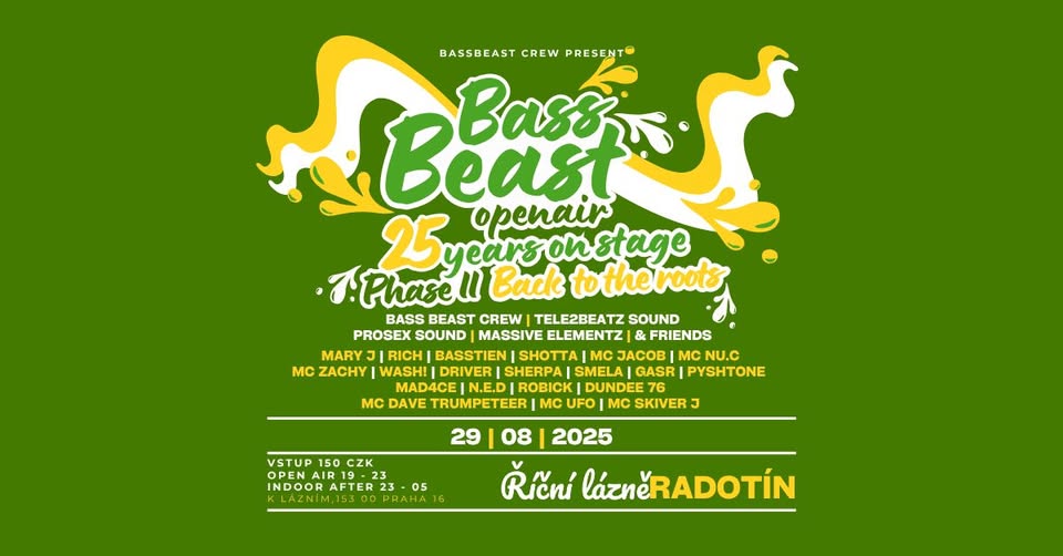 BASS BEAST 25 YEARS ON STAGE - DNB OPEN AIR /PHASE #2