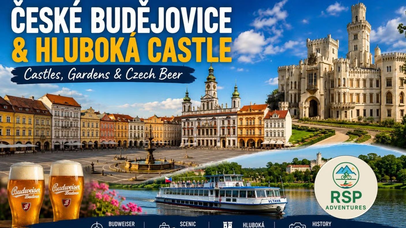 🏰 České Budějovice & Hluboká Castle: Castles, Gardens & Czech Beer
