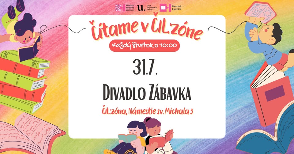 Čítame v ČILzóne | Divadlo Zábavka