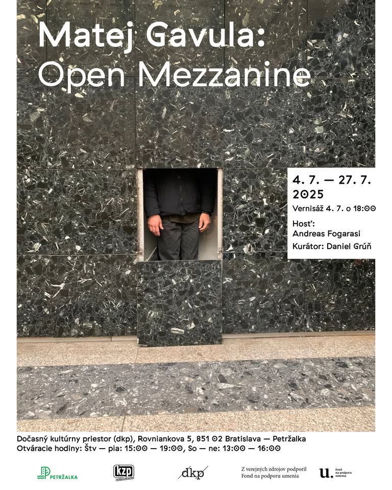 Matej Gavula: Open Mezzanine