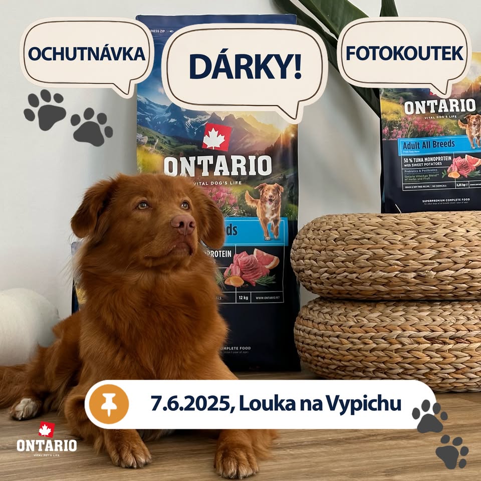 Krmivo Ontario na festivalu Blesk Tlapky 🐾