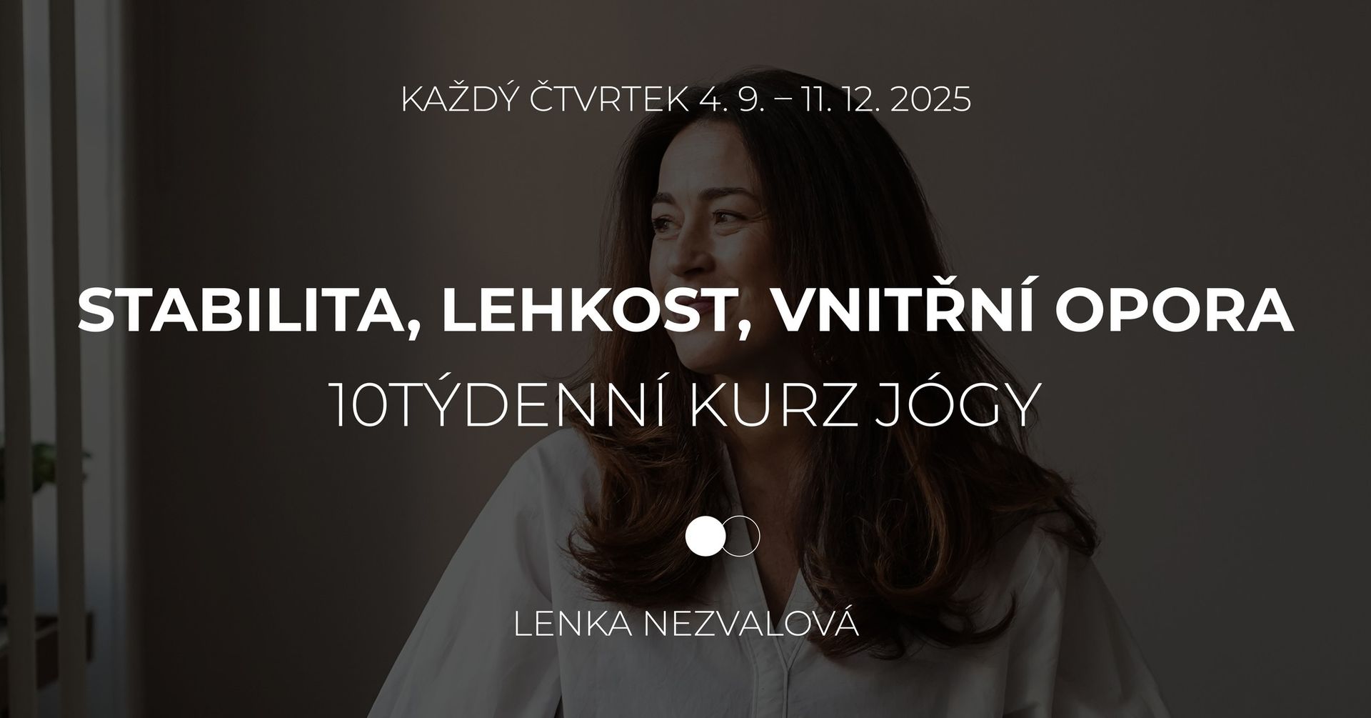 10týdenní kurz jógy s Lenkou Nezvalovou