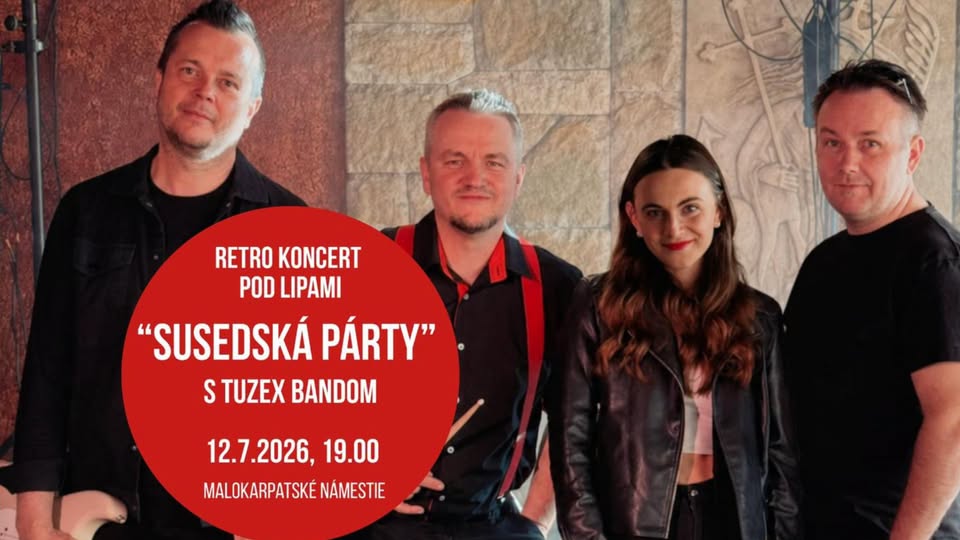 Retro koncert Pod lipami s Tuzex Band