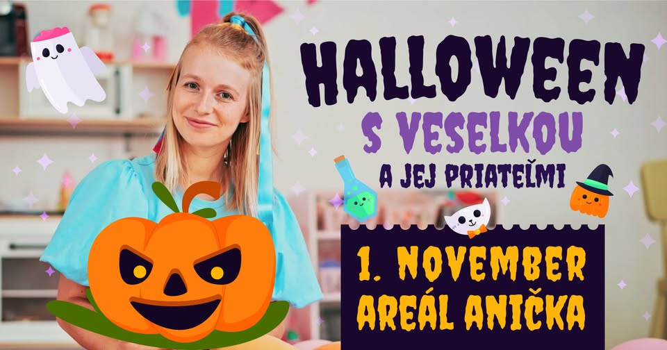 🍁 Halloween s Veselkou a jej priateľmi