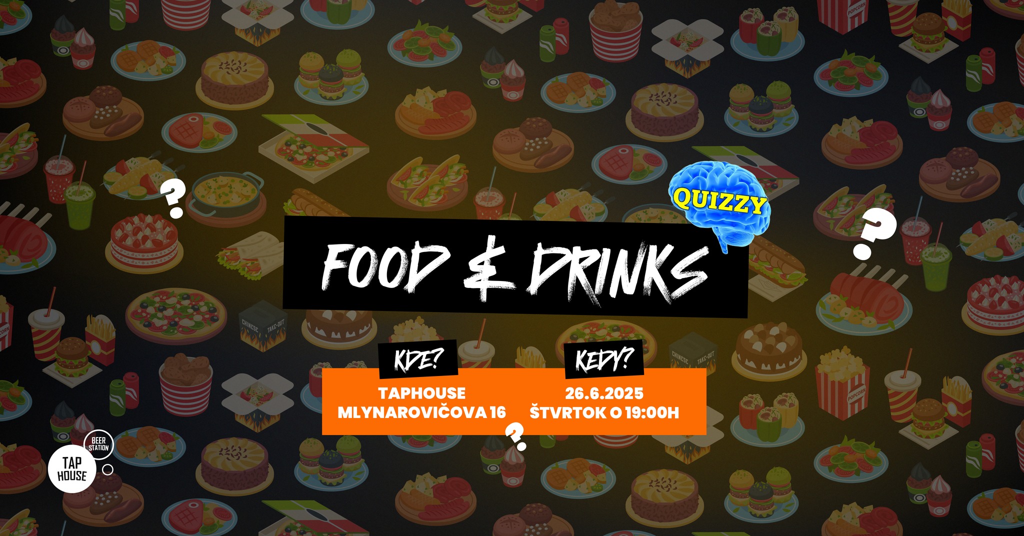 Food & Drinks kvíz v TapHouse🍕🍹