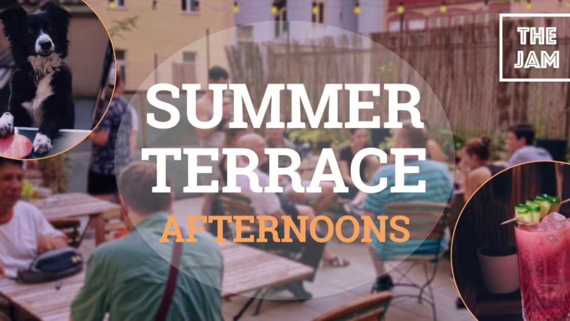 ☀️🍹🏓 Summer Terrace afternoon. 5-7pm - Happy hour & Ping Pong