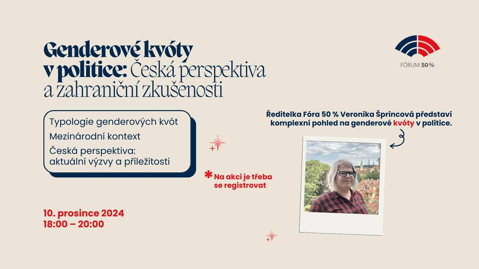 Genderové kvóty v politice: Česká perspektiva a zahraniční zkušenost