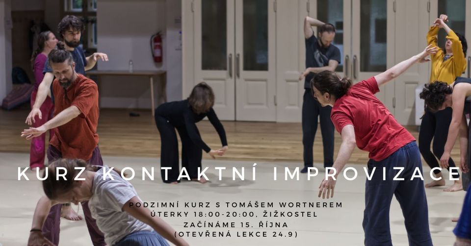 Kontaktní improvizace - podzimní kurz s Tomášem Wortnerem