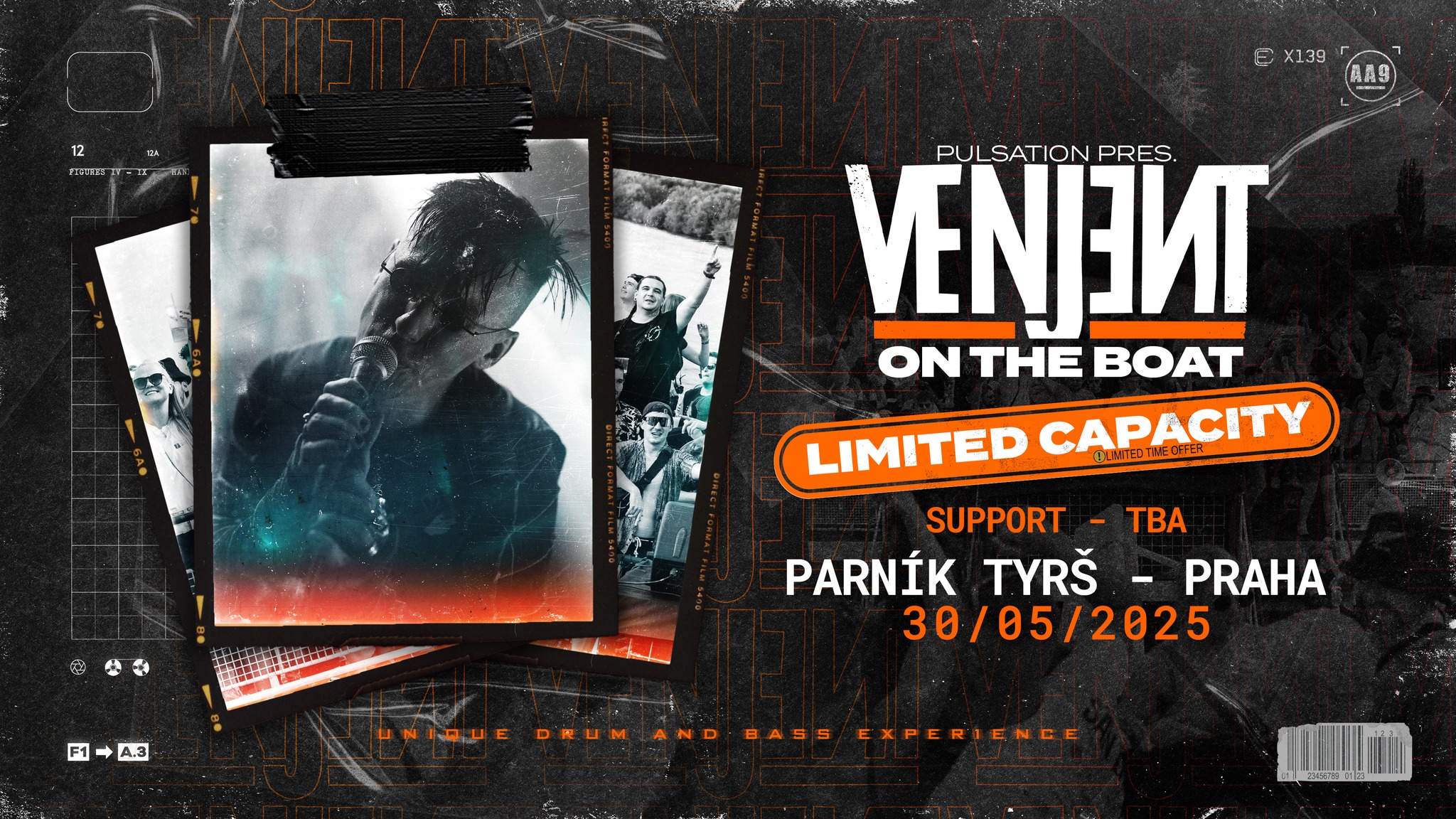 VENJENT ON THE BOAT I PRAGUE DRUM & BASS BOAT PARTY