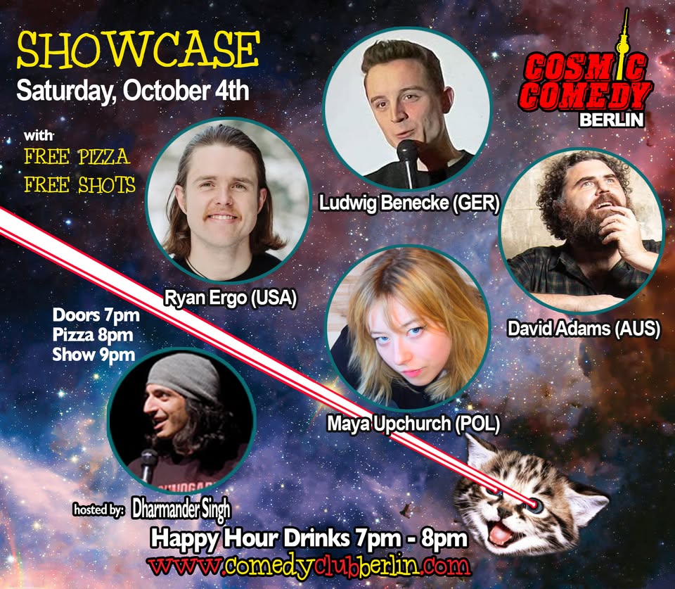 Cosmic Comedy Berlin SHOWCASE SATURDAY