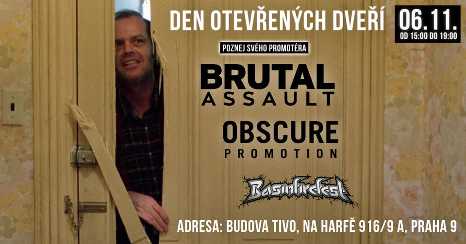 DEN OTEVŘENÝCH DVEŘÍ - poznej svého promotéra - Praha