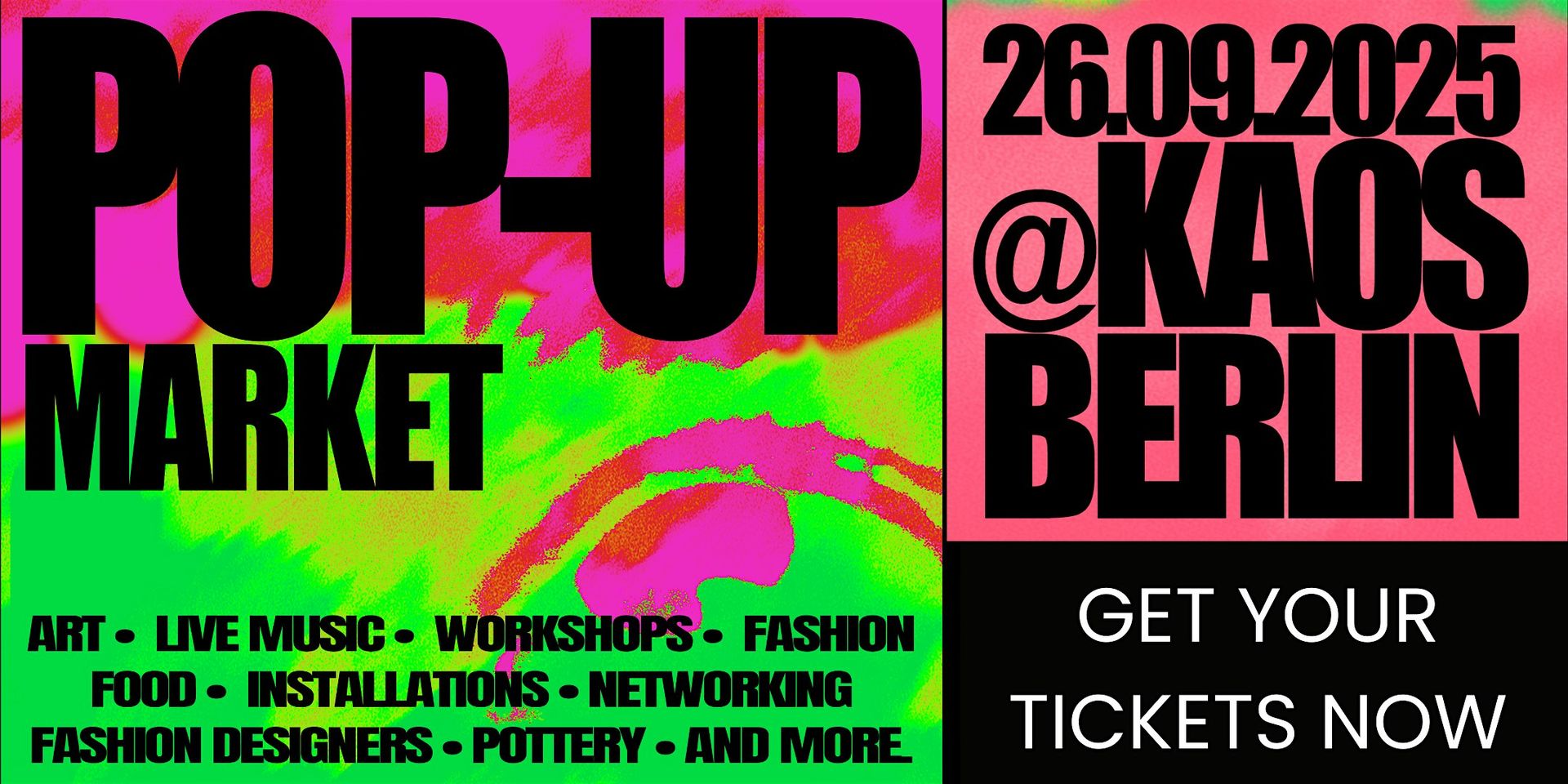BERLIN POP-UP MARKET | LOCAL TALENTS | MUSIC & WORKSHOPS by YOUNGLIFT