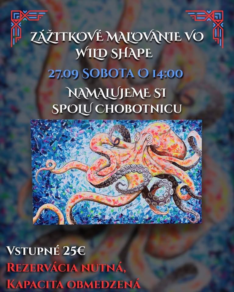 Zážitkové maľovanie Banská Bystrica @wildshape