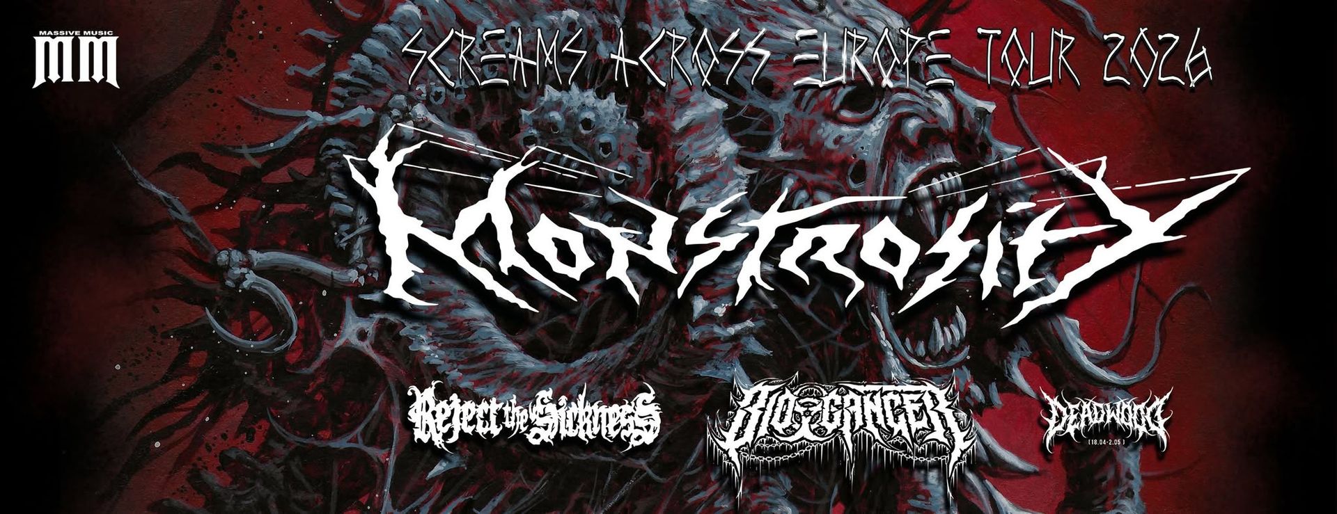 MONSTROSITY [USA] BIO-CANCER [GR] REJECT THE SICKNESS [BE]