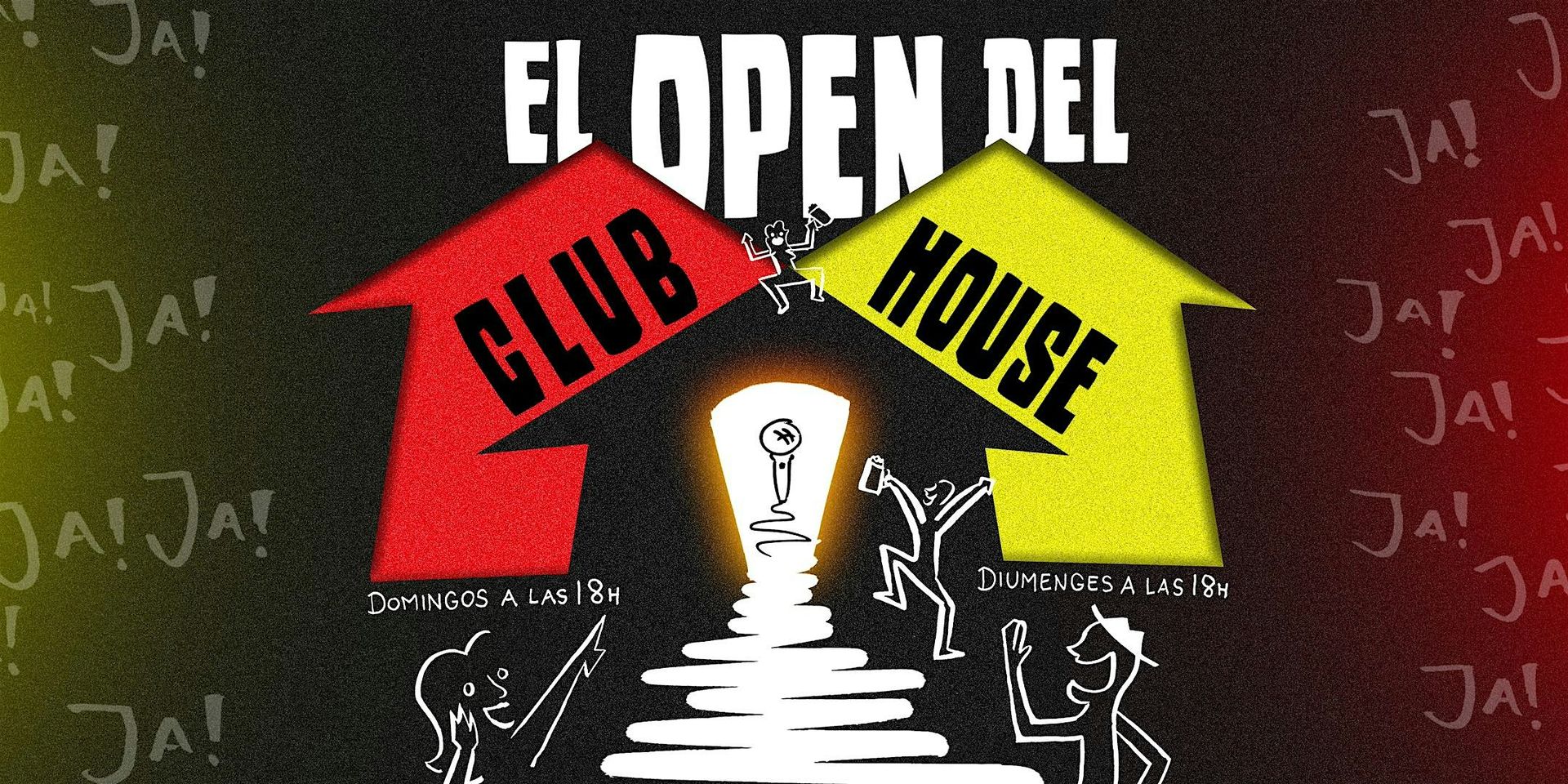 El Open del Clubhouse • open mic en castellano/català • domingo/diumenge