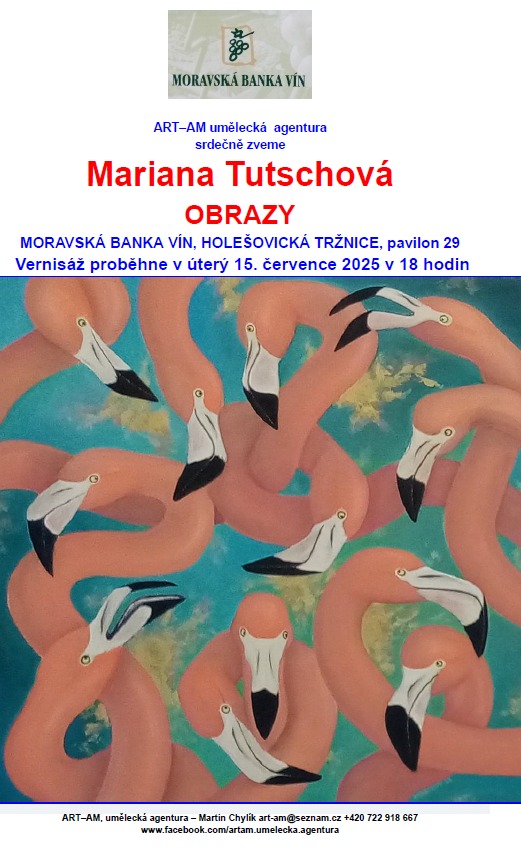 Vernisáž výstavy obrazů MARIANY TUTSCHOVÉ