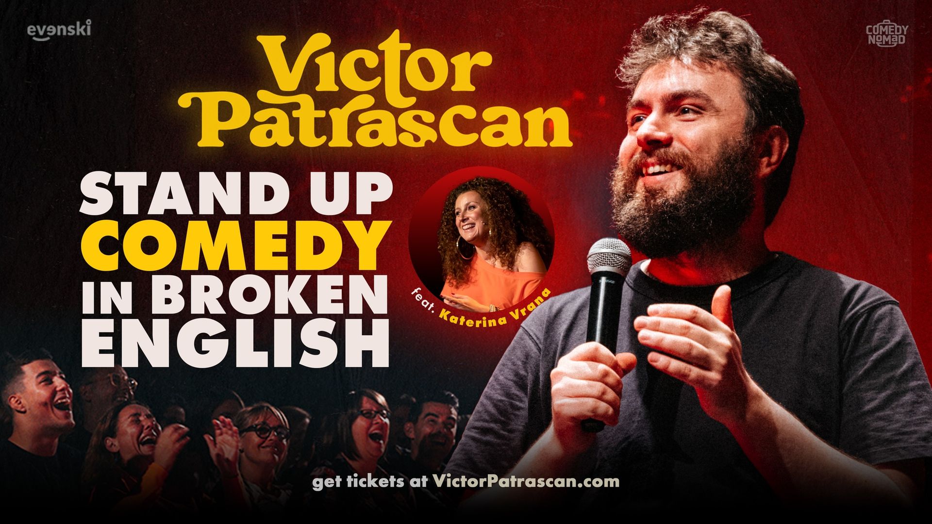 Stand up Comedy in broken English • Victor Patrascan in Heraklion