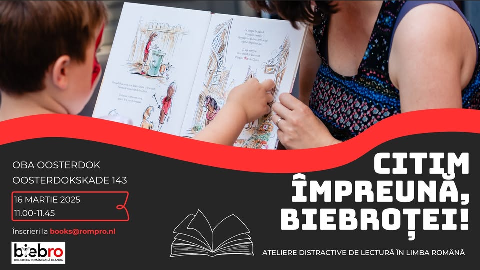 Citim împreună, BiebROței! Ateliere distractive de lectură