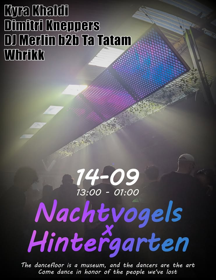 Nachtvogels x Hintergarten