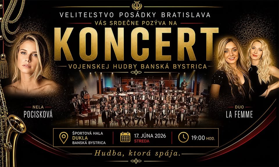 Koncert Vojenskej hudby Banská Bystrica