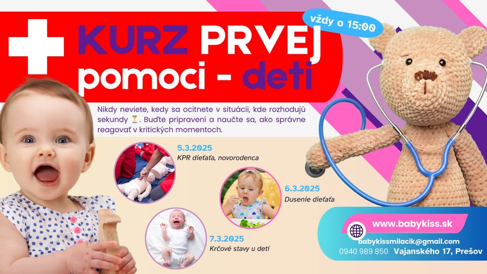 Kurz prvej pomoci - deti