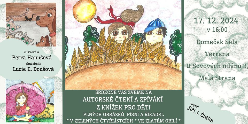 Autorské čtení a zpívání z knížek pro děti