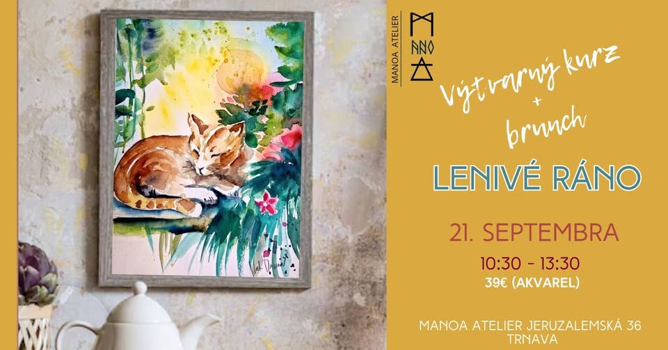 Výtvarný kurz + brunch - Lenivé ráno