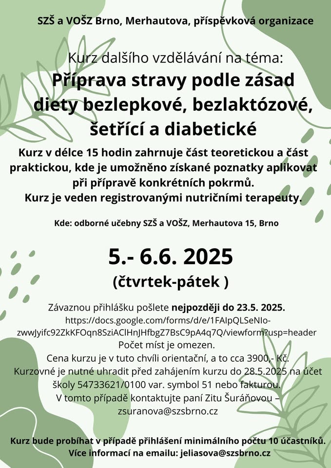 Kurz dietního vaření