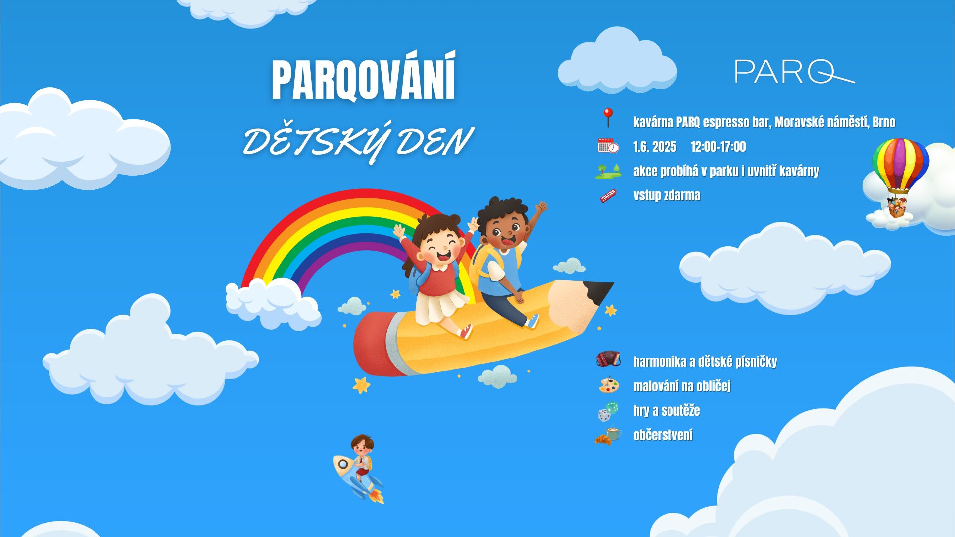 🎉 PARQování: Dětský den 🎉