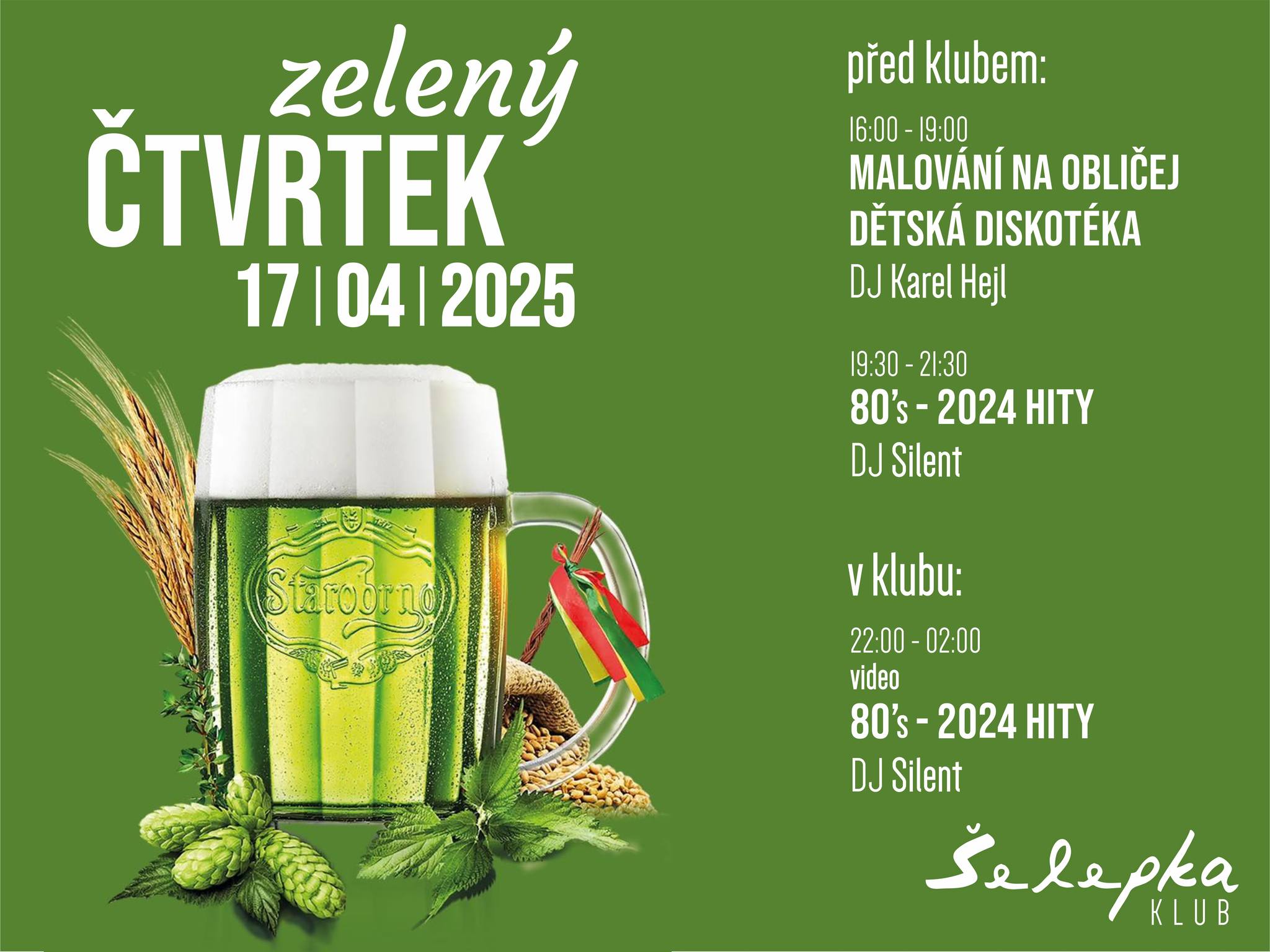 ZELENÝ ČTVRTEK NA ŠELEPCE 💚 Šelepka - Brno 💚