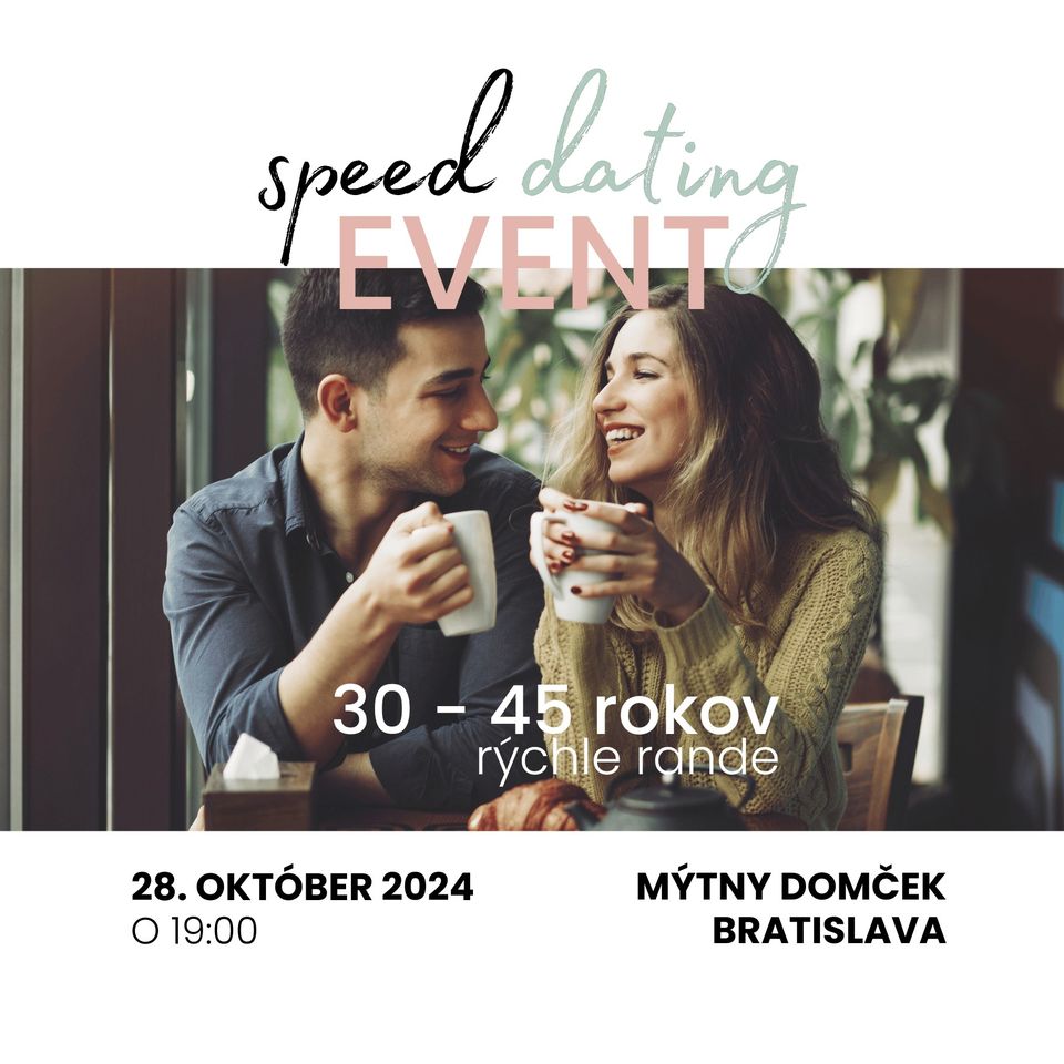 Zoznamovacia akcia - speed dating 30+