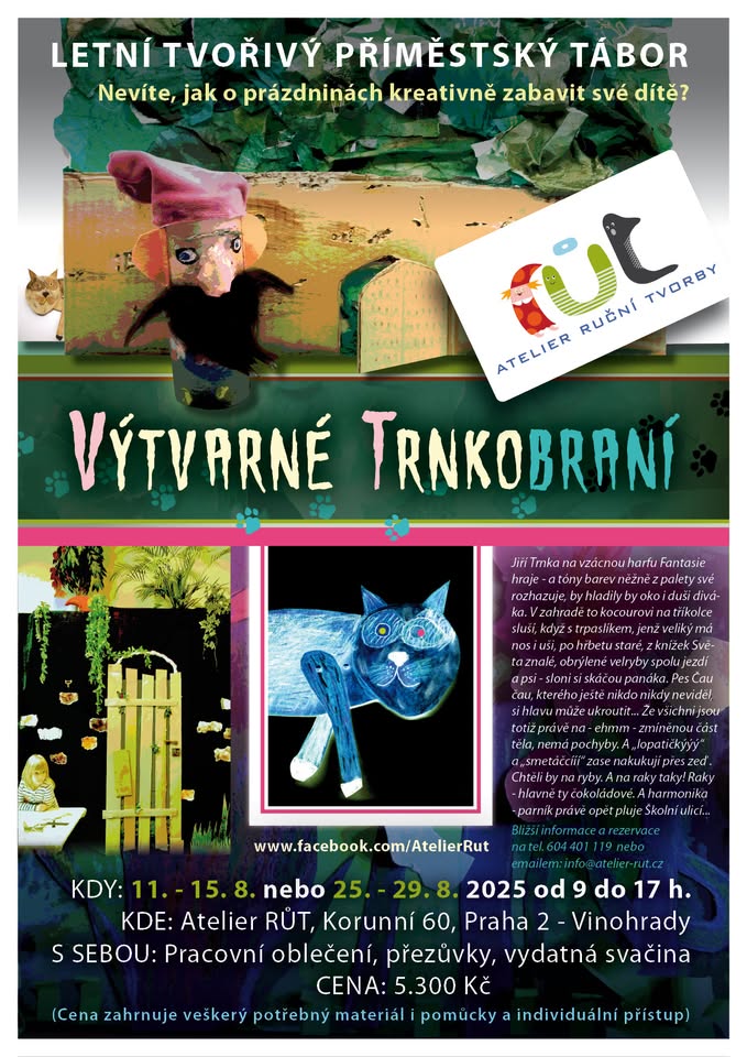 Dětský výtvarný příměstský tábor - Výtvarné Trnkobraní