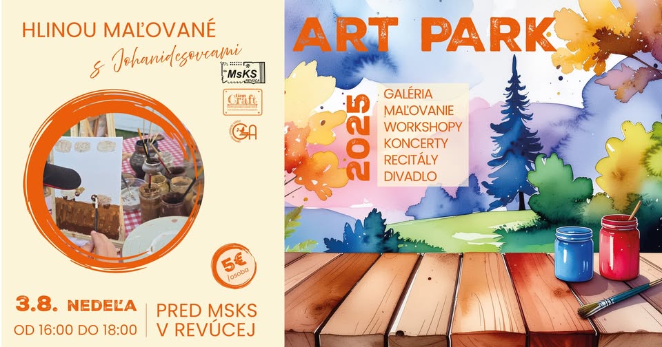 Workshop "Maľujeme hlinou" s GemCraft, Revúca - ART PARK