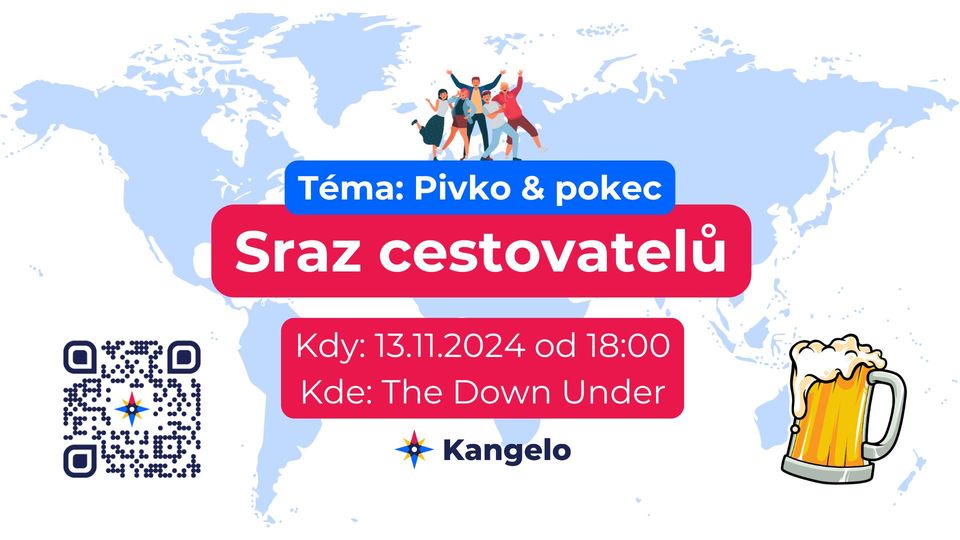 Sraz cestovatelů č. 77 - Pivko & pokec | Praha | The Down Under