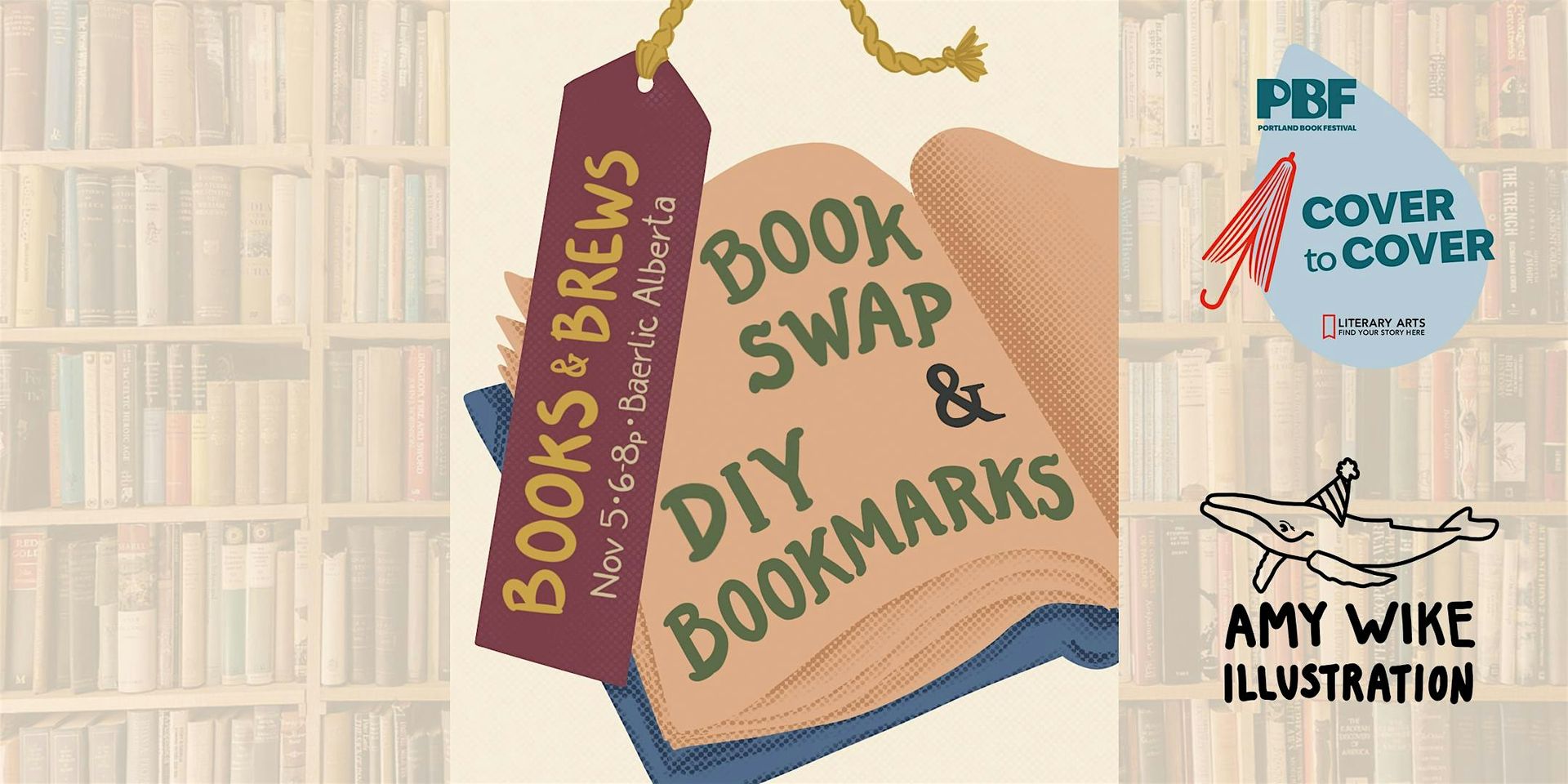 Books & Brews: Book Swap and DIY Bookmarks