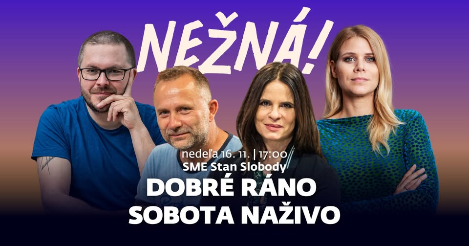 Dobré ráno Sobota naživo: Sloboda, nádej a nové zápasy po Nežnej revolúcii