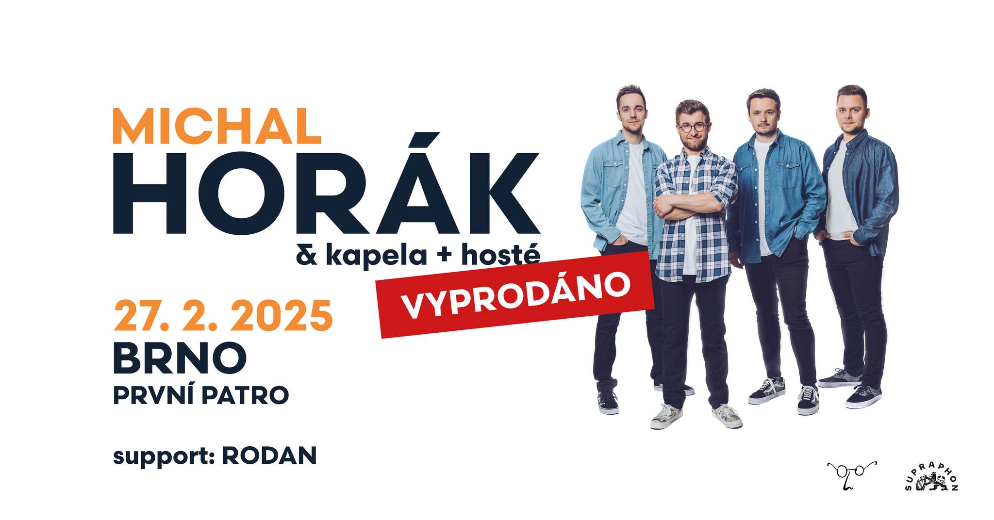 MICHAL HORÁK & kapela / BRNO, První Patro