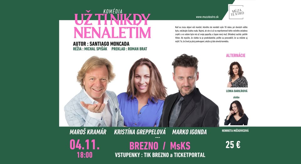Už ti nikdy nenaletím - Brezno - MsKS