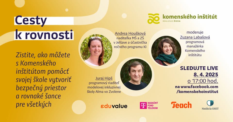Cesty k rovnosti: Aby školy boli miestom, kde má každý rovnakú šancu